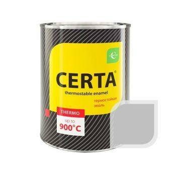 Термостойкая краска ЦЕРТА серебристая до 700 °C 0,8 кг